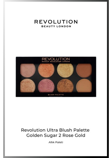 Ultra Blush Palette Golden Sugar 2 Rose Gold
