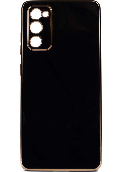 Galaxy A03S Kılıf Ata Bark Kapak-Siyah