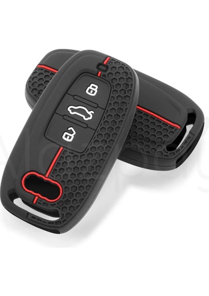 Audi A1 A3 A4 A5 A6 A7 A8 Q3 Q5 Q7 S4 S5 S6 S7 S8 R8 Tt Silikon Desenli Anahtar Kılıfı modelleri