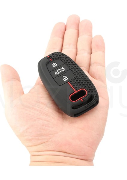 Audi A1 A3 A4 A5 A6 A7 A8 Q3 Q5 Q7 S4 S5 S6 S7 S8 R8 Tt Silikon Desenli Anahtar Kılıfı