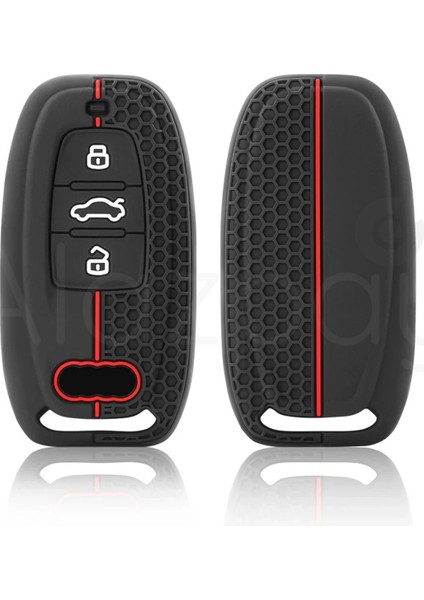 Audi A1 A3 A4 A5 A6 A7 A8 Q3 Q5 Q7 S4 S5 S6 S7 S8 R8 Tt Silikon Desenli Anahtar Kılıfı