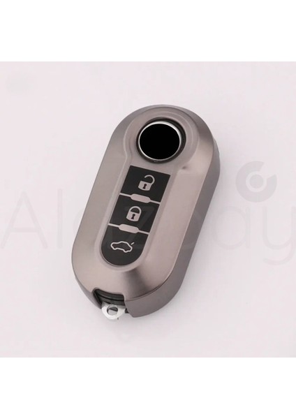 Fiat 500 Doblo Fiorino Punto Ducato Bravo Panda Titan Gri Tpu Anahtar Kılıfı modelleri