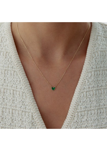Green Heart Kolye