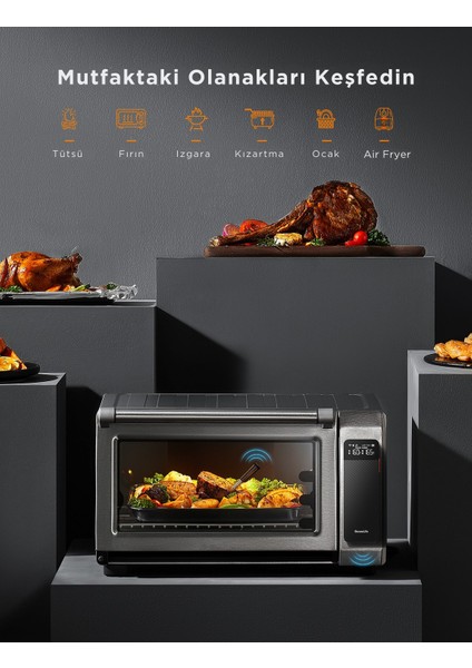 Kablosuz Et Termometresi 2 Problu, Sınırsız Wifi Menzili, IP68 Su Geçirmez, Gerçek Zamanlı Izleme, Izgara, Fırın ve Tütsüleme Uyumlu - B5192011 fırsatları