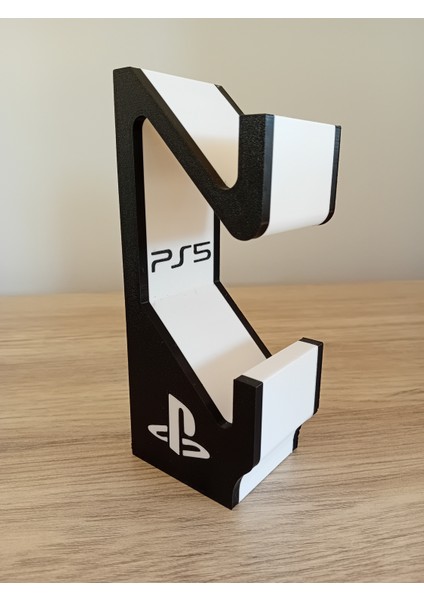 Ps5 Dualsense Kol Standı – Siyah Beyaz Tasarım, Logo Detaylı- Playstation modelleri