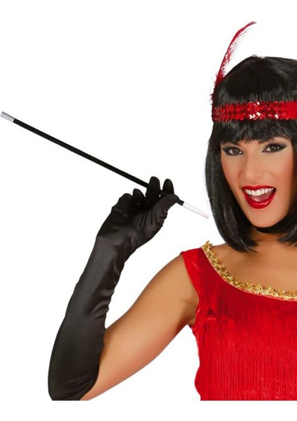 Kırmızı Retro Charliston Aksesuar Seti fırsatları