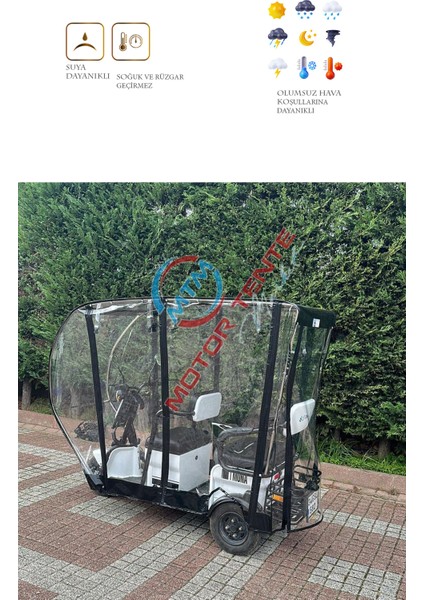 Mona Emon 3 Tekerli Motor Brandası - Siyah fırsatları