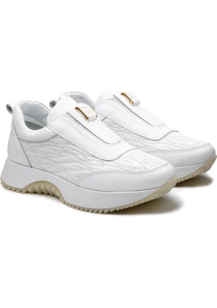 Nero Niu Hakiki Deri Kadın Beyaz Casual Spor Sneaker Ayakkabı fiyatları