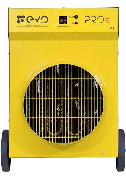 EVO40 Pros - 40 Kw Kumandalı ve Dijital Endüstriyel Elektrikli Fanlı Isıtıcı modelleri