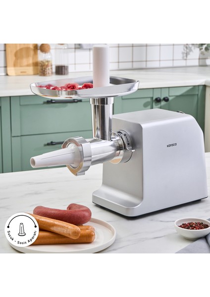 Salça ve Sucuk - Sosis Aparatlı Kıyma Makinesi Inox fiyatları