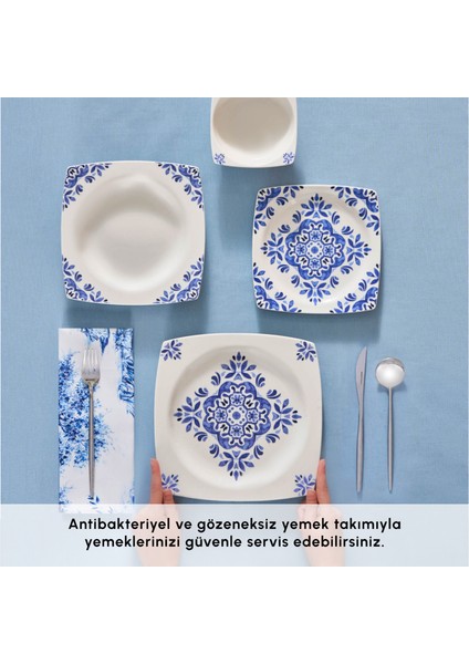 Fine Cream Miranda 24 Parça 6 Kişilik Yemek Takımı fırsatları