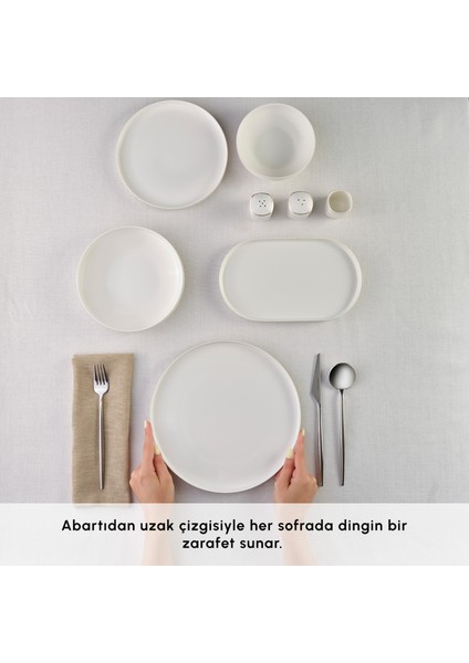 Red Carpet Collection Stream Bone Sirius 53 Parça 12 Kişilik Yemek Takımı Gold fırsatları