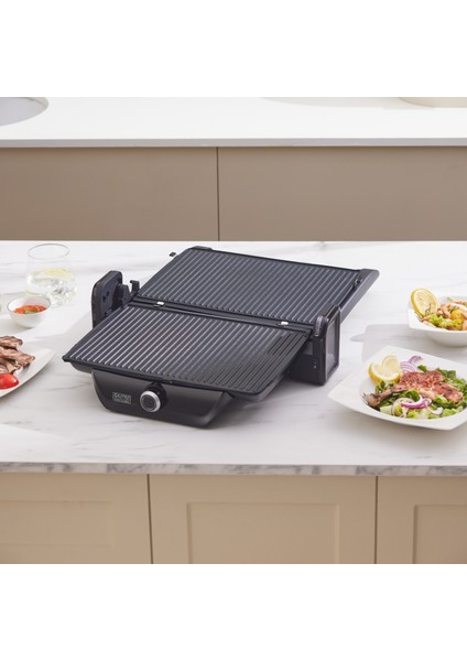 Gastro Diamond Antibakteriyel Döküm Tost Makinesi Shiny Black 6 Dilim Kapasiteli modelleri