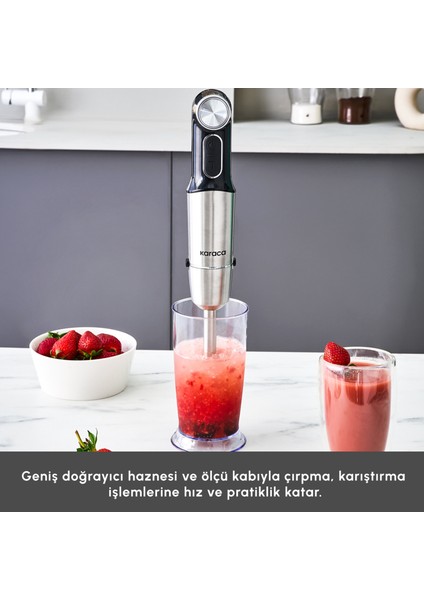 Inox Quick Mix Hız Ayarlı 1300W El Blender Set - 9637B