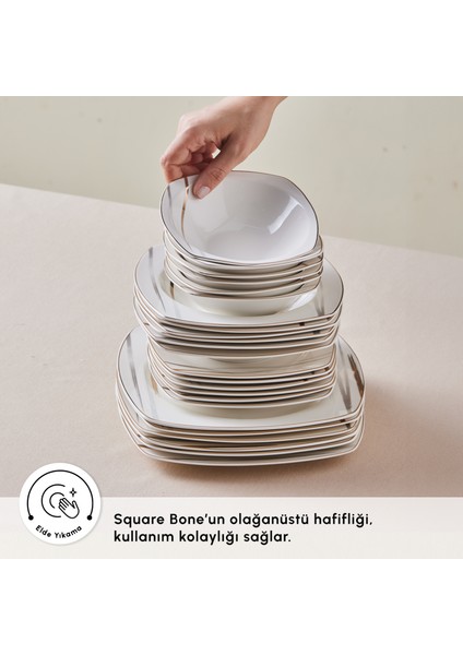 Bera 24 Parça 6 Kişilik Yemek Takımı