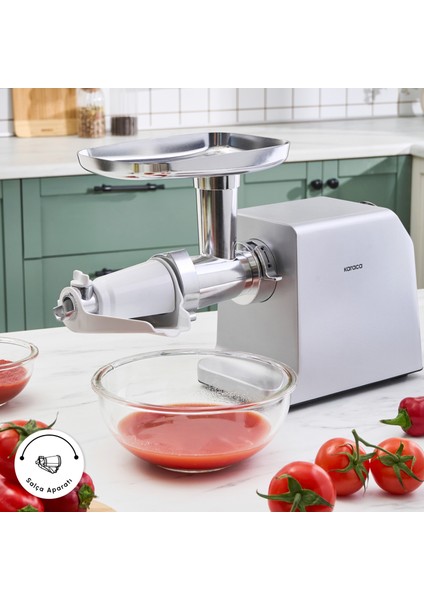 Salça ve Sucuk - Sosis Aparatlı Kıyma Makinesi Inox modelleri