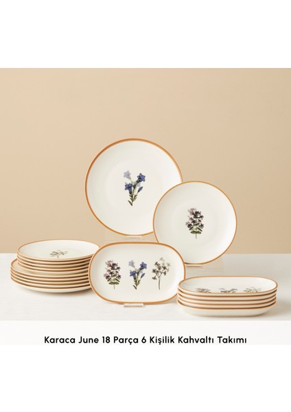 June 18 Parça 6 Kişilik Kahvaltı Takımı modelleri