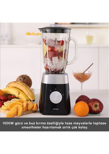 Multiblend Smoothie Blender Siyah 1000W fırsatları