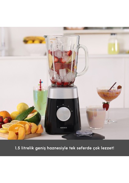 Multiblend Smoothie Blender Siyah 1000W indirimleri