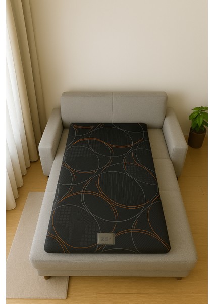 Dark Trend Sleep Yıkanabilir Kılıf Orta Sert Sünger Yatak Pedi & Şiltesi Topper 5 cm