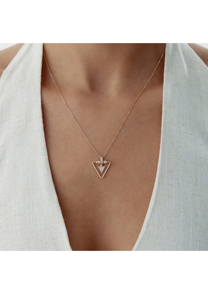 Geo Triangle Kolye