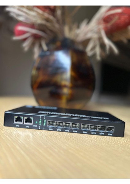 8 Port Sfp Fiber Omurga Switch