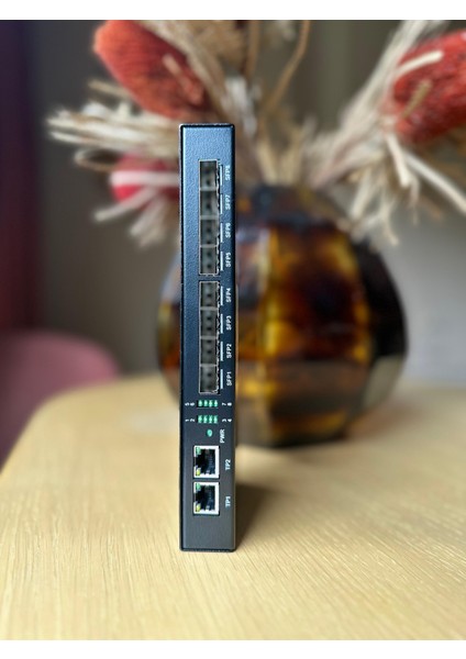 8 Port Sfp Fiber Omurga Switch