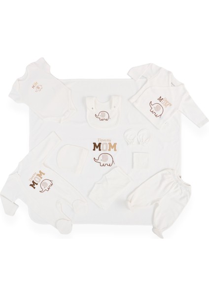 My Baby Kumsal % 100 Coton 10 Lu Hastane Çıkışı Filli Desen 10066 Ekru fiyatları