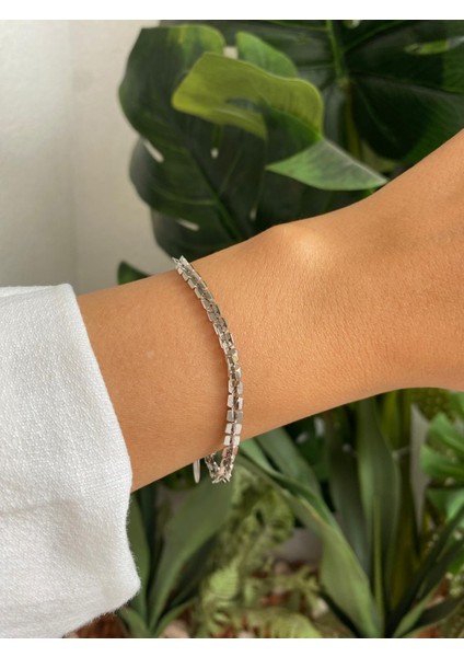 Xuping Plaka Model Silver Ayarlamalı Bileklik modelleri
