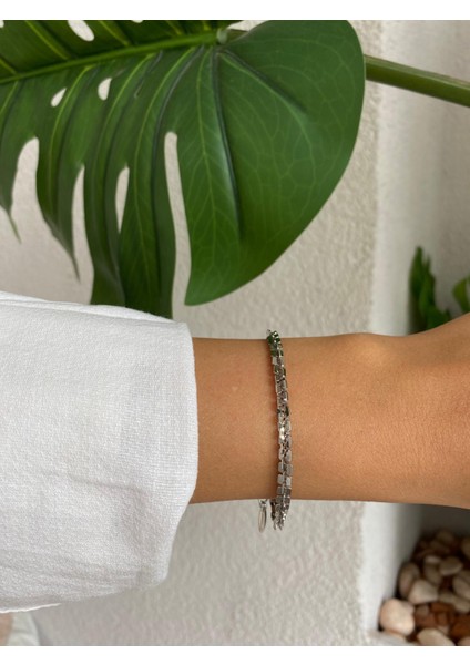 Xuping Plaka Model Silver Ayarlamalı Bileklik fırsatları
