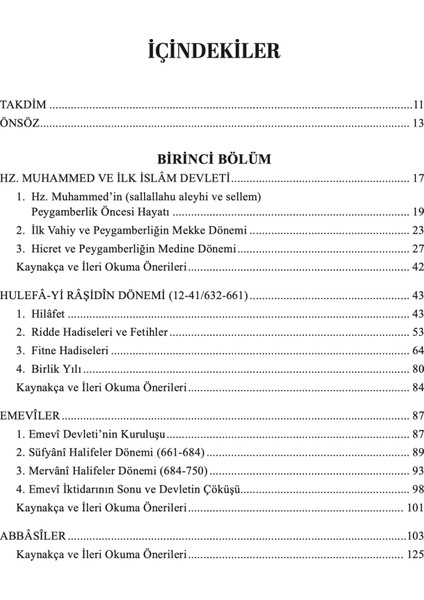 İslâm’ın Tarihi - Ed. Harun Yılmaz modelleri