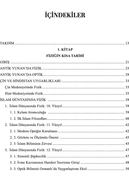 Doğa Bilimlerinin Tarihi - Ed. Şule Taşkıran modelleri