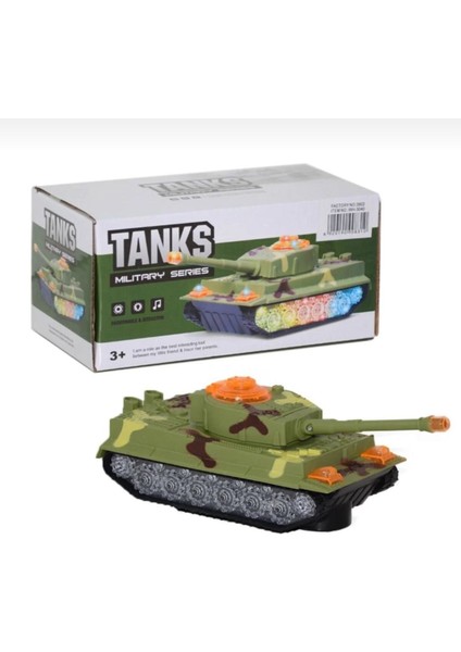 Sesli Işıklı Askeri Tank