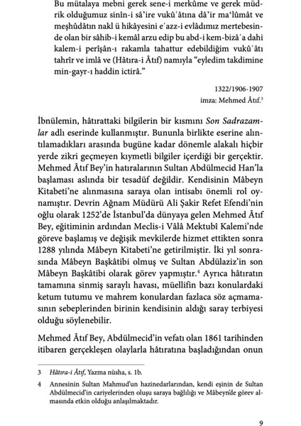 Hâtıra-i Âtıf - İbnülemin Mahmud Kemal İnal
