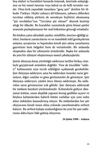Dünyaya Saldıran Şair - Hakan Arslanbenzer