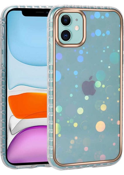 iPhone 11 Kılıf Desenli Parlayan Transparan Ata Avva Kapak-No2