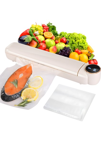 LC-801 Vakum Paketleme Cihazı | Gıda Saklama, Hava Sızdırmaz, Otomatik Vakum ve Mühürleme Makinesi