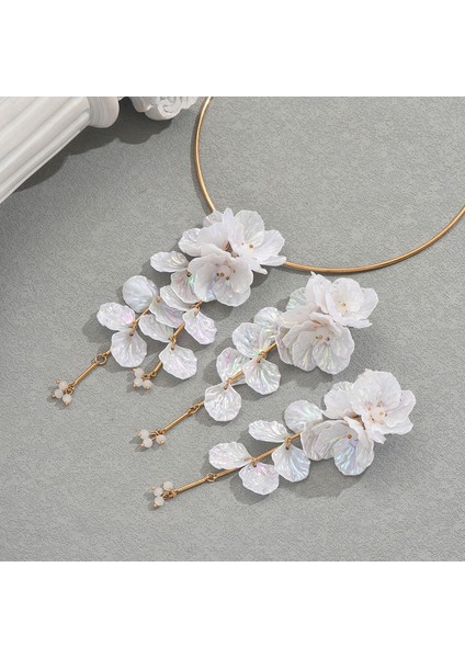 Altın Çiçek Kolye ve Küpe Seti (Yurt Dışından) fiyatları