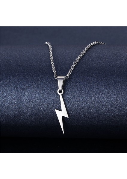 Kadınlar Için Kişiselleştirilmiş Paslanmaz Çelik Şimşek Şeklinde Kolye (Yurt Dışından) fiyatları