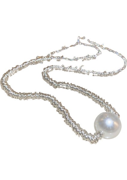 Zarif, Narin Yapay Inci Kolye Kadın Kolye Köprücük Kemiği Zinciri (Yurt Dışından)