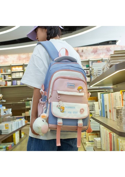 -Hb Ortaokul ve Lise Öğrencileri Için Büyük Kapasiteli, Çok Katmanlı Okul Çantaları (Yurt Dışından)