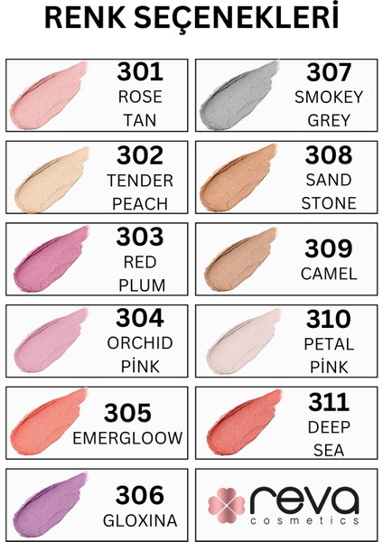 Vegan Krem Göz Farı - No. 311 | Temiz Içerik, Uzun Süre Kalıcı & Mono Cream Eyeshadow modelleri
