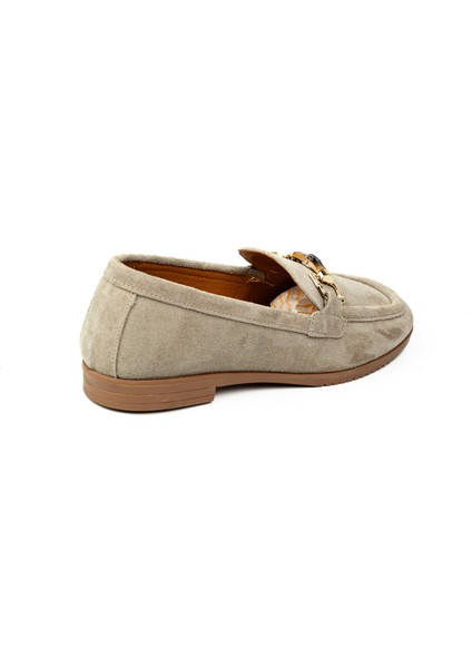 Babalı 016 Moda Arena Bej Süet Deri Kollej Kadın Günlük Ayakkabı fırsatları