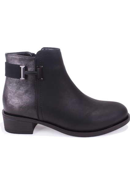 DZA07-6822164 Siyah Günlük Topuklu Kadın Bot fiyatları