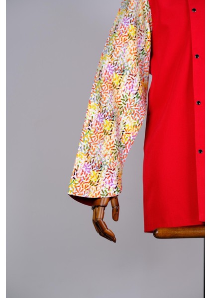 Aşçı Ceketi Ithal Kumaş Desenli Unisex Çıtçıtlı Uzun Kollu Chef Aşçı Mutfak Ceketi fırsatları