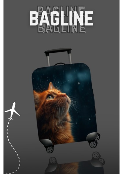 Esnek Valiz Kılıfı | Su Geçirmez, Yıkanabilir, Dayanıklı Kumaş | Tüm Boy Valizlerle Uyumlu Koruma Kılıfı