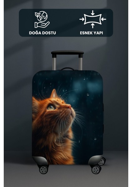 Esnek Valiz Kılıfı | Su Geçirmez, Yıkanabilir, Dayanıklı Kumaş | Tüm Boy Valizlerle Uyumlu Koruma Kılıfı modelleri