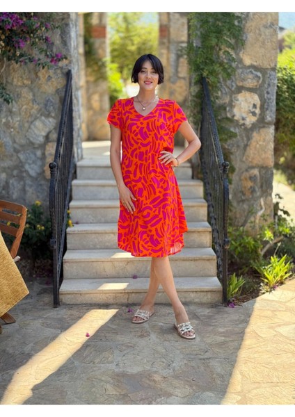 FT179090 Viskon Fethiye Elbise fiyatları