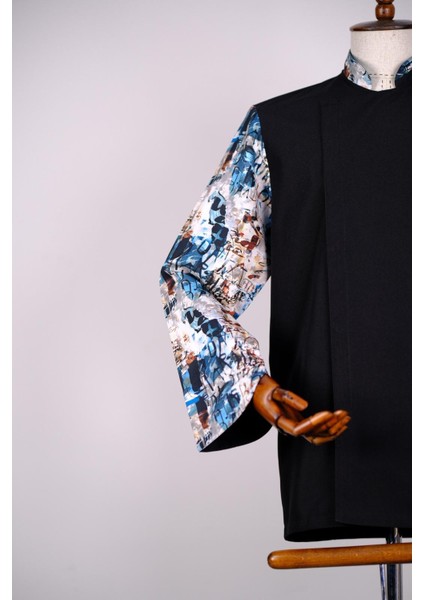 Aşçı Ceketi Ithal Kumaş Desenli Unisex Çıtçıtlı Uzun Kollu Chef Aşçı Mutfak Ceketi fırsatları