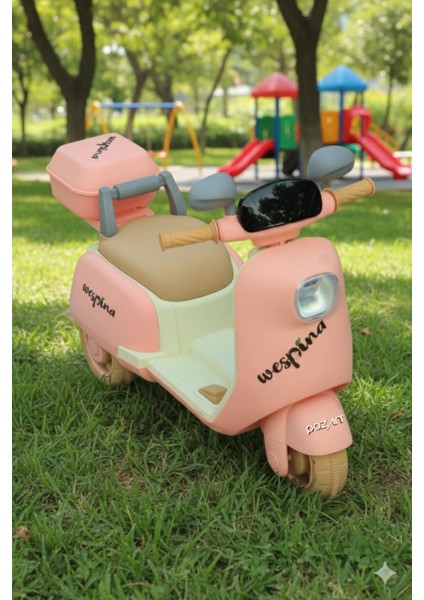 Wespina 3tekerli Akülü Motor Müzik Çalarlı Uzaktan KUMANDALI50KILO Kapasiteli fiyatları